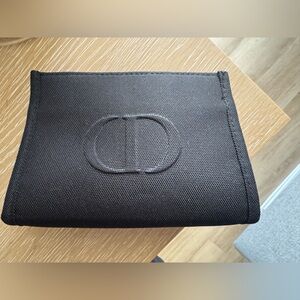 SALE🌟New dior makeup bag black canvas